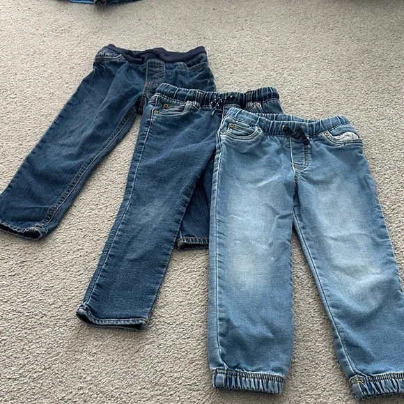 Carter's Kids Blue Denim Jeans Trio - Picture 2 of 9